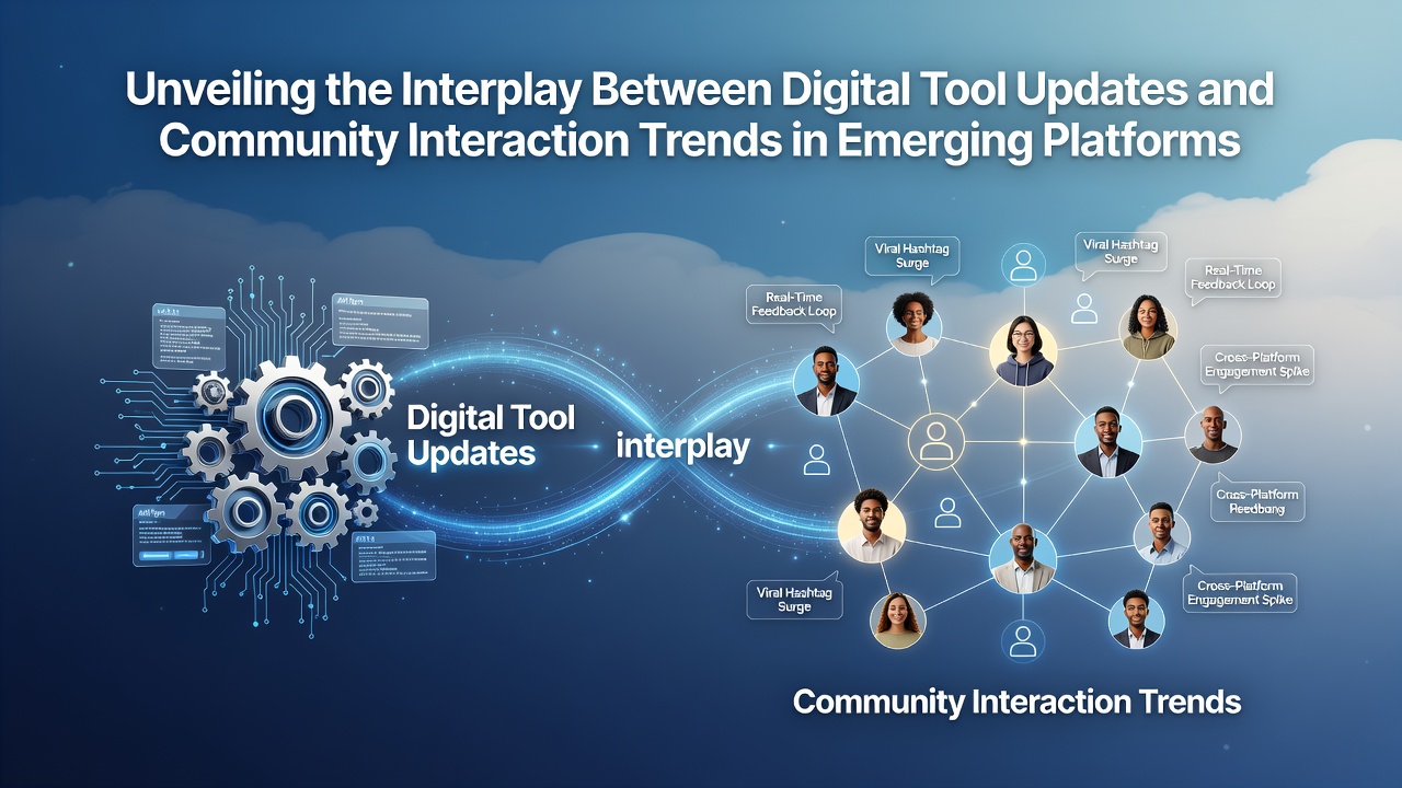 Unveiling the Interplay Between Digital Tool Updates and Community Interaction Trends in Emerging Platforms